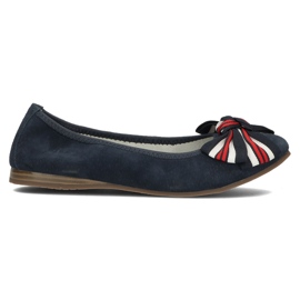 Ballerine in pelle Filippo DP3634/22 Nv blu navy