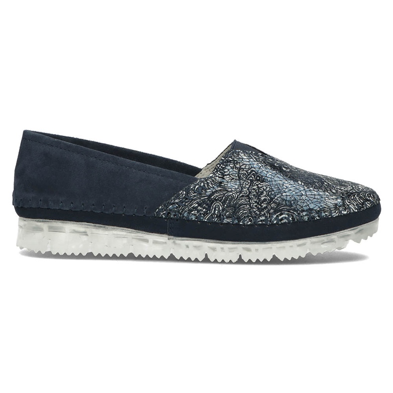 Scarpa in pelle Filippo DP2147/22 Nv blu navy
