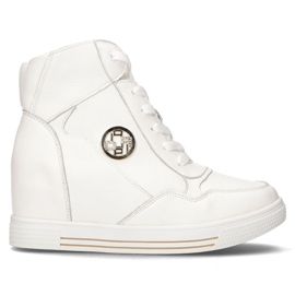 Sneakers in pelle Filippo DBT3552 / 22 Wh bianche bianco