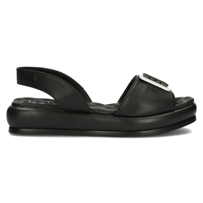 Sandali in pelle Filippo DS3902/22 Bk nero