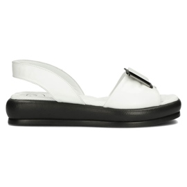 Sandali in pelle Filippo DS3902 / 22 Wh bianco