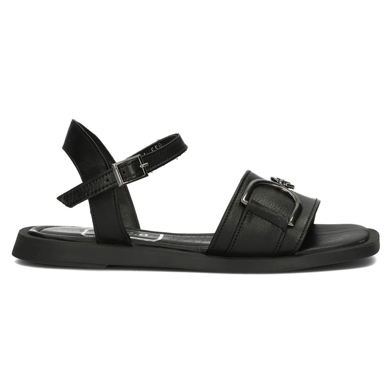 Sandali in pelle Filippo DS3901/22 Bk nero