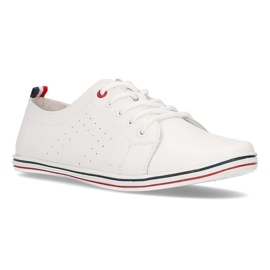 Scarpa in pelle Filippo DP073/22 Wh bianco