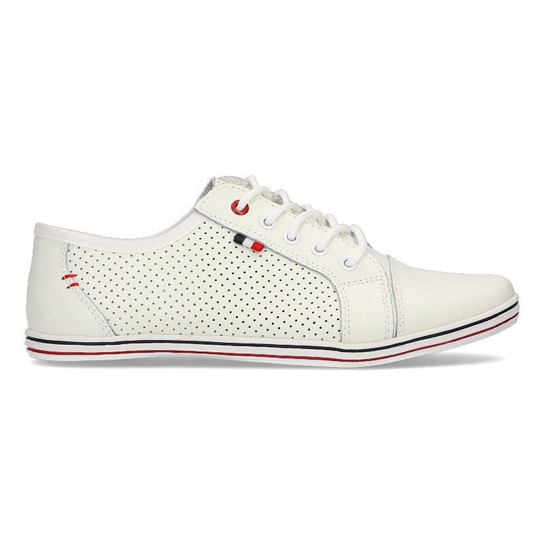 Scarpa in pelle Filippo DP009/22 Wh bianca