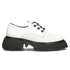Scarpe in pelle Filippo DP3909 / 22 Wh bianco bianca