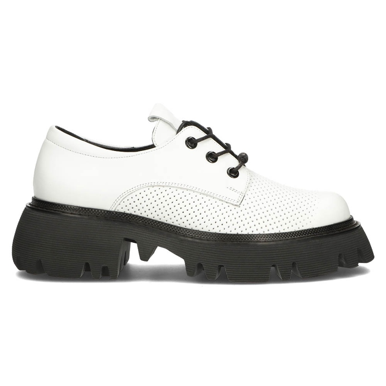Scarpe in pelle Filippo DP3909 / 22 Wh bianco bianca