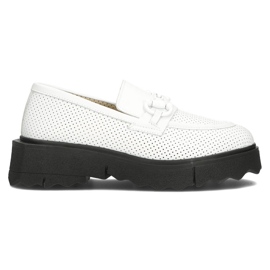 Scarpe in pelle Filippo DP3910 / 22 Wh bianco