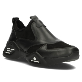 Scarpe in pelle Filippo DP3911/22 Bk nere nero