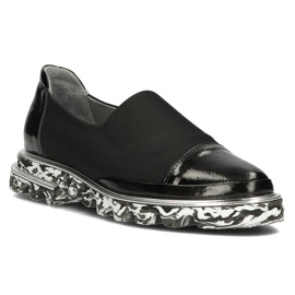 Scarpe in pelle Filippo DP3920 / 2022 Bk nero