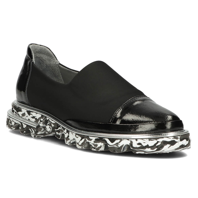 Scarpe in pelle Filippo DP3920 / 2022 Bk nero
