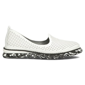 Scarpe in pelle Filippo DP3919 / 22 Wh bianco bianca