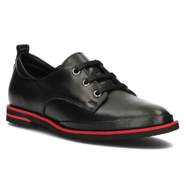 Scarpe in pelle Filippo DP3917 / 2022 Bk nero