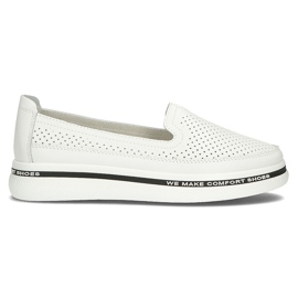 Scarpa in pelle Filippo DP3623/22 Wh bianco