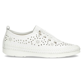 Scarpa in pelle Filippo DP2135/21 Wh bianca