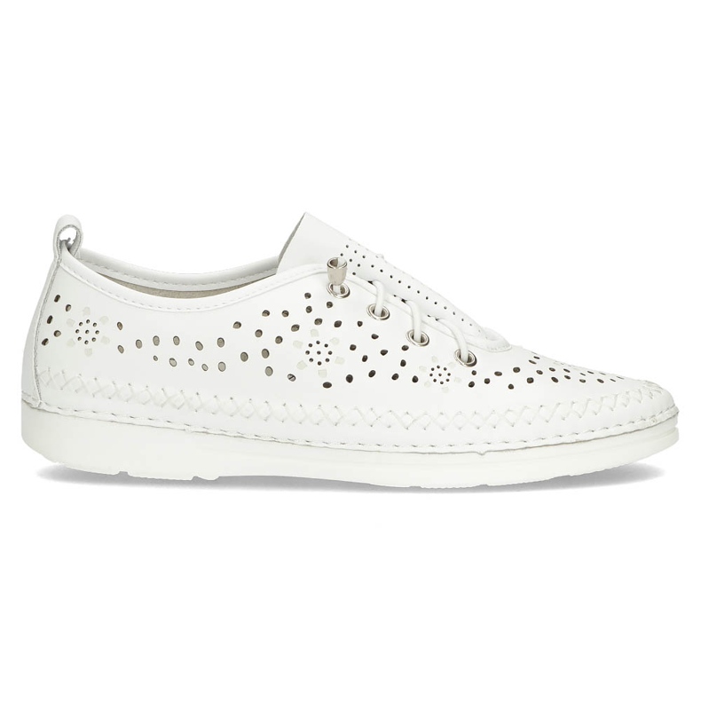 Scarpa in pelle Filippo DP2135/21 Wh bianca