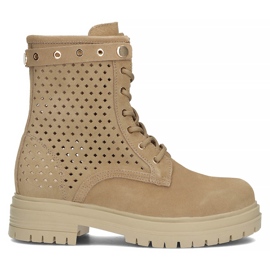 Stivali in pelle Filippo DBT3716/22 Be beige