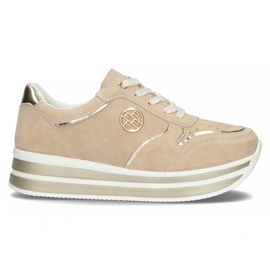 Sneakers in pelle Filippo DP3682/22 Be beige