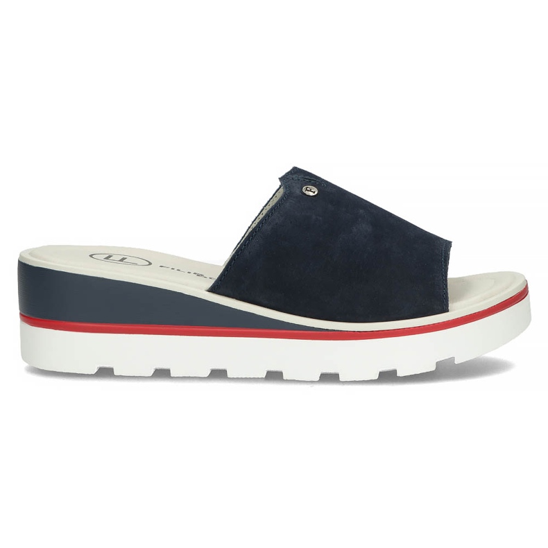 Ciabatte in pelle Filippo DK3635/22 Nv blu navy