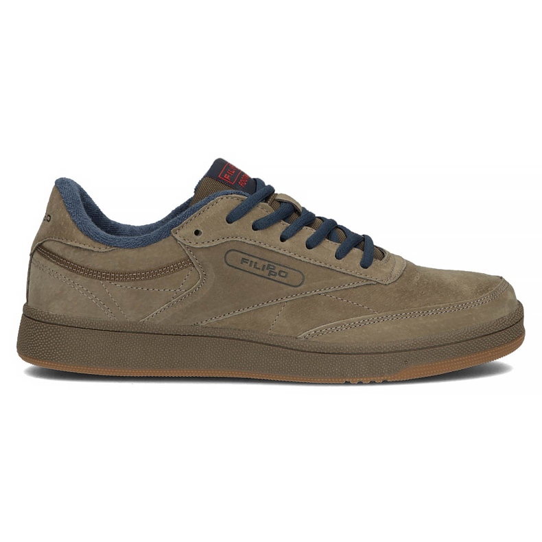 Scarpe in pelle Filippo MSP2123/22 Br cappuccino beige marrone multicolore