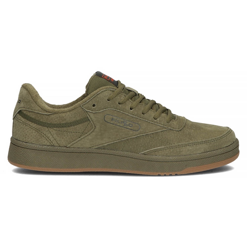 Scarpe in pelle Filippo MSP2123/22 Kh kaki cachi verde