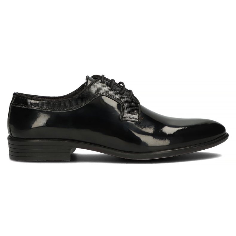 Scarpe in pelle Filippo 1737 lacca nera nero