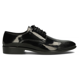Scarpa in pelle Filippo 0118 lacca nera nero