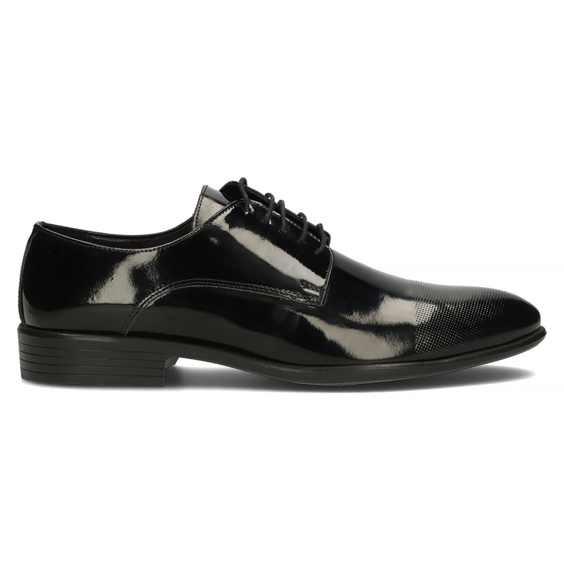 Scarpa in pelle Filippo 0118 lacca nera nero