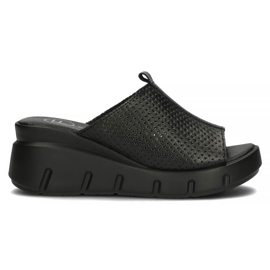 Ciabatte in pelle Filippo DK3594/22 Bk nere nero