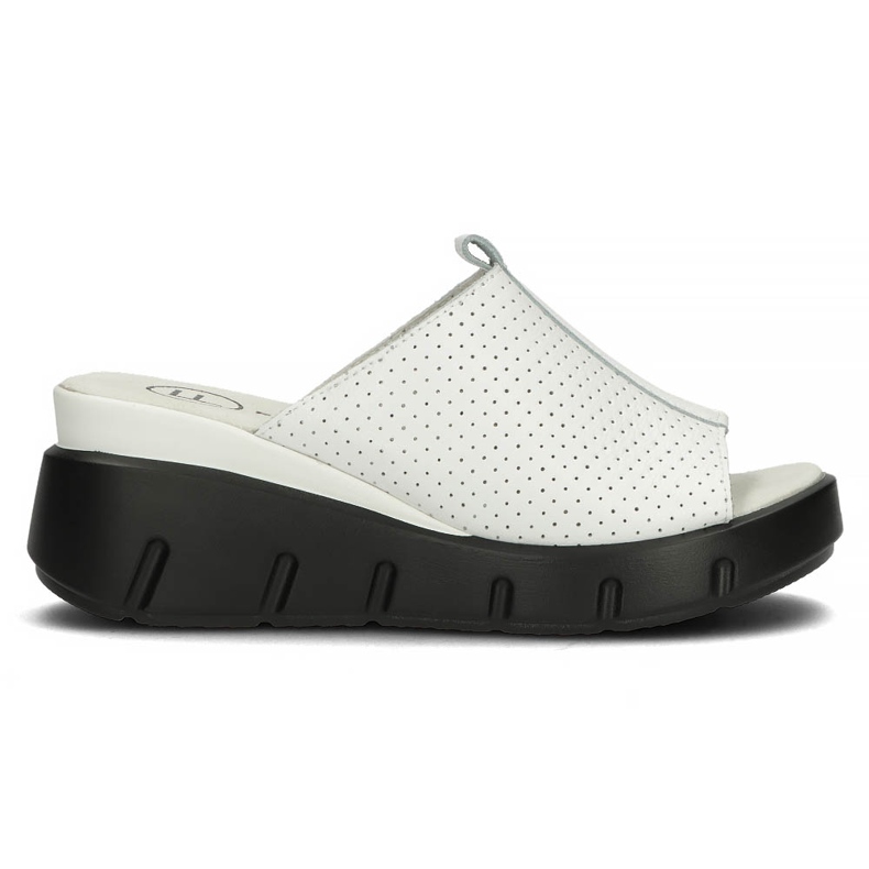 Ciabatte in pelle Filippo DK3594 / 22 Wh bianche bianca
