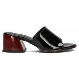 Ciabatte Filippo DK3722/22 Bk in pelle nere nero