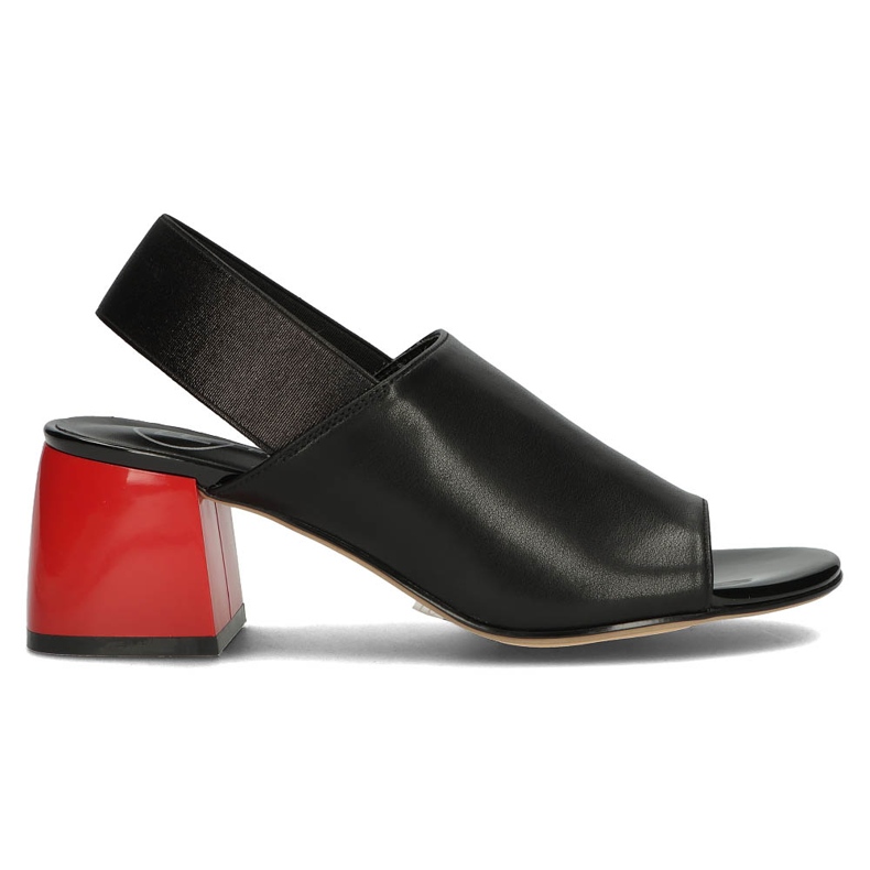 Sandali in pelle Filippo DS3729/22 Bk nero