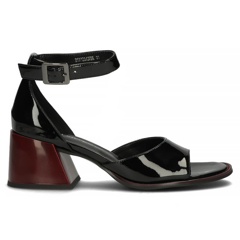 Sandali in pelle Filippo DS3723/22 Bk nero