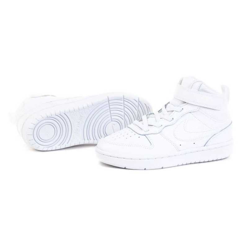 Scarpe Nike Court Borough Mid 2 CD7783-100 bianca