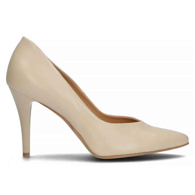 Décolleté in pelle Filippo 2058 beige