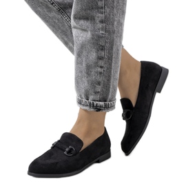 Scarpe in pelle nera di Talisa nero