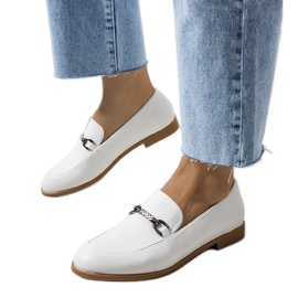 Scarpe in pelle ecru Prins bianco