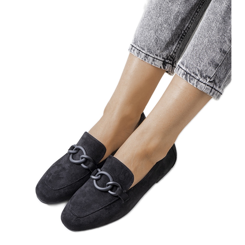 Scarpe in pelle nera di Dante nero