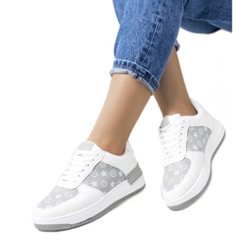 Sneakers Djenna da donna bianche e grigie bianco