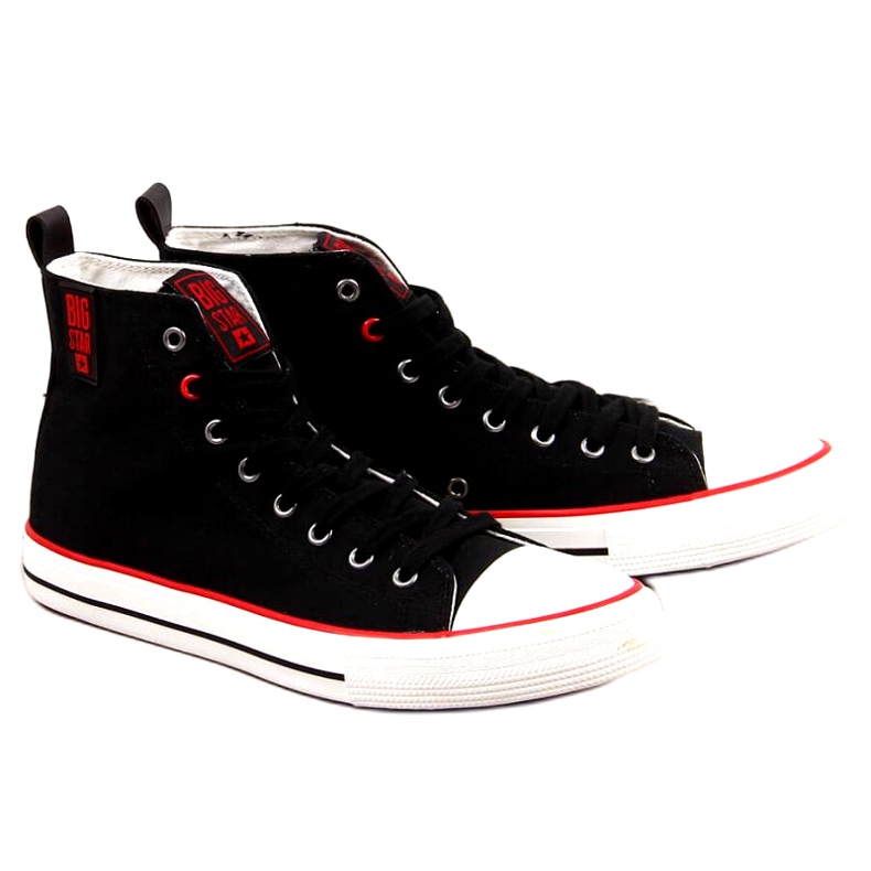 Sneakers alte Big Star M JJ174065 nere nero