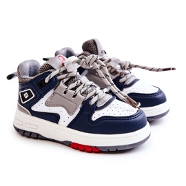 Scarpe Sportive Alte Bambini Blu Navy Bruce