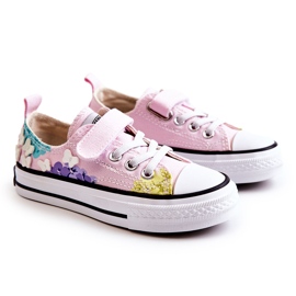 PA1 Sneakers Bambini Tessuto Stampa Buster Rosa