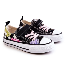 PA1 Sneakers Bambini Tessuto Stampa Buster Nero