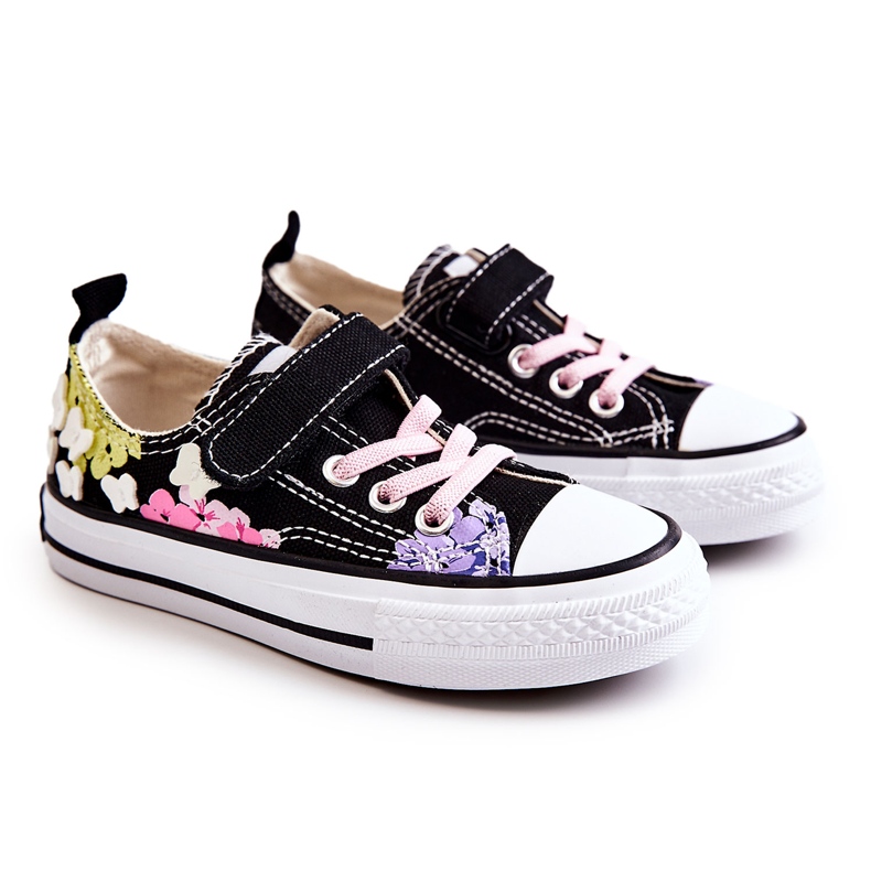 PA1 Sneakers Bambini Tessuto Stampa Buster Nero