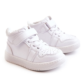 PA1 Scarpe Sportive Alte Bambini Bianche Berty bianco