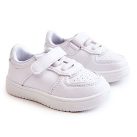 PA1 Scarpe Sportive Basse Per Bambini Bianche Frillo bianco