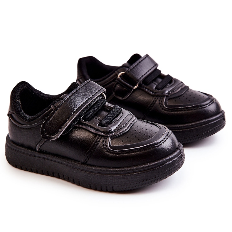 Scarpe Sportive Basse Bambini Nere Frillo nero