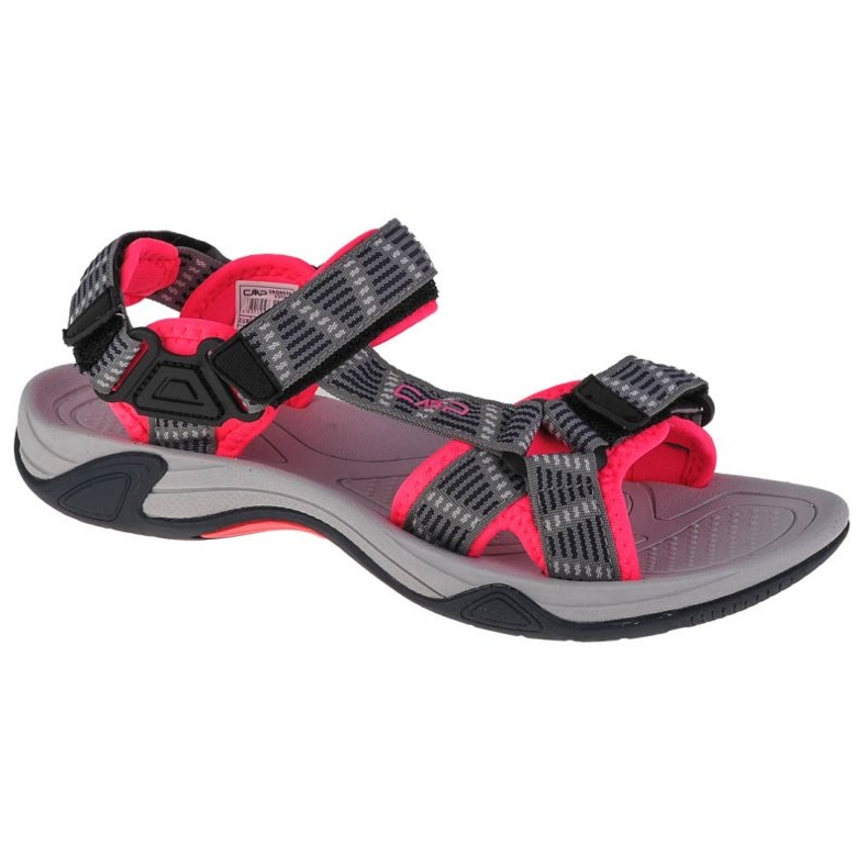 Sandali CMP Hamal Wmn Escursionismo Sandalo W 38Q9956-03TE nero rosso grigio