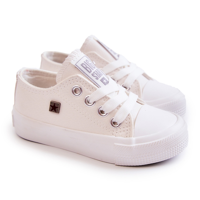 Sneakers da Bambino in Ecopelle Big Star JJ374310 Bianche bianca