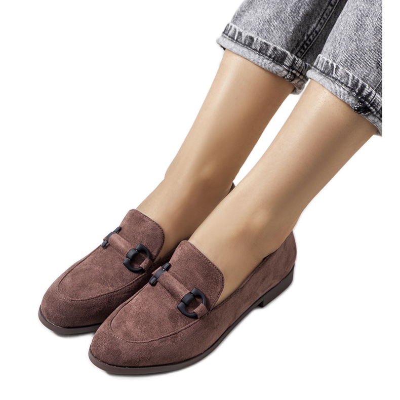 Scarpe Talisa in pelle marrone