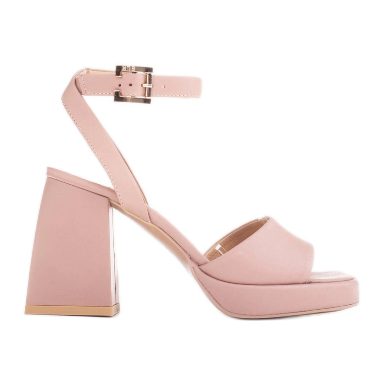 Marco Shoes Sandali su piattaforma rialzata rosa